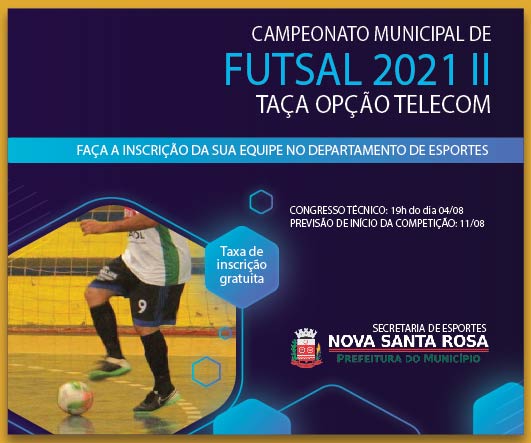 Inscrições para a Copa Municipal de Sinuca de Taquara seguem até