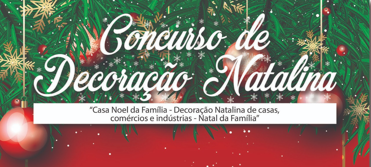 Inscrições para o concurso de Decoração Natalina “Casa Noel