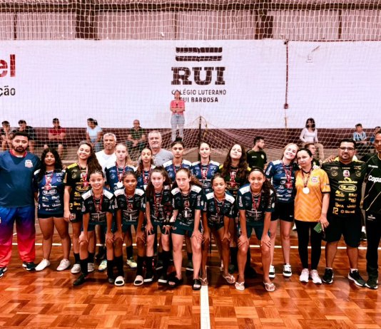 Equipes de Nova Santa Rosa conquistam o vice-campeonato geral no Circuito Oeste de Futsal Sub-17