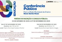 Secretaria de Educação reforça o convite para a comunidade debater o Referencial Curricular durante Conferência Pública