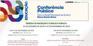 Secretaria de Educação reforça o convite para a comunidade debater o Referencial Curricular durante Conferência Pública