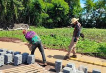 Seguem as obras de construção de calçadas em Planalto do Oeste