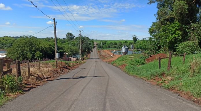 Concluída a obra de pavimentação asfáltica em trecho da Linha Sanga Vera