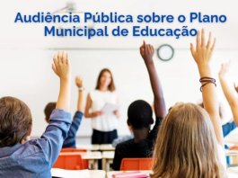 Audiência Pública sobre o Plano Municipal de Educação acontecerá na próxima quarta-feira (03)