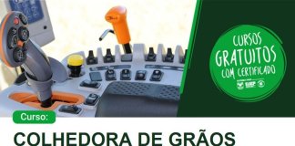Curso gratuito de Colhedora de Grãos (Axial Avançado) está com inscrições abertas em Nova Santa Rosa