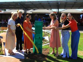 CMEI Asilda Röpke e Projeto Viver inauguram o projeto Jardim de Água e Mel