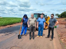Obras na rodovia entre Alto Santa Fé e Santa Rita do Oeste são retomadas