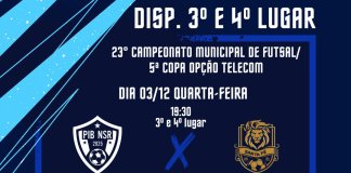 Disputas de 3º e 4º lugar movimentam noite de quarta-feira (03) no Municipal de Futsal