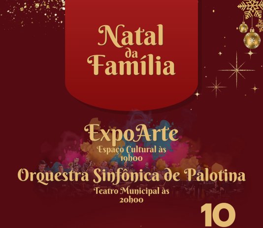 ExpoArte e Orquestra Sinfônica de Palotina abrilhantarão o Natal da Família 2025 de Nova Santa Rosa nesta quarta-feira (10)