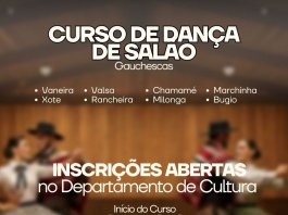 Abertas as inscrições para Curso de Dança de Salão com danças gauchescas