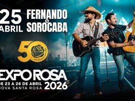 Dupla sertaneja Fernando & Sorocaba é a primeira atração confirmada da Expo Rosa 2026