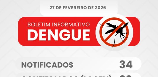Boletim informativo aponta cinco casos confirmados de dengue em Nova Santa Rosa