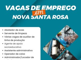 Agência do Trabalhador inicia março com novas oportunidades de emprego em Nova Santa Rosa