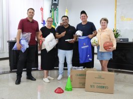Secretaria de Esportes recebe kit esportivo do Estado