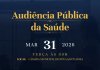 Saúde convida população para audiência pública de prestação de contas