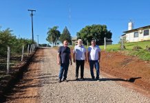 Prefeitura realiza melhorias em estradas rurais nas linhas Sanga Curta e Sanga Taquarichim