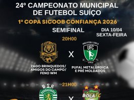 Semifinais do Campeonato Municipal de Futebol Suíço movimentam Alto Santa Fé nesta sexta-feira (10)