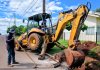 Obra de drenagem pluvial está em execução no Loteamento Silva em Nova Santa Rosa