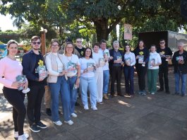 Maio Laranja mobiliza Nova Santa Rosa com pedágio educativo