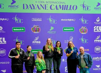 Equipe de Ginástica Rítmica de Nova Santa Rosa conquista dois títulos coletivos e vários pódios na Copa Internacional Dayane Camillo
