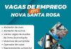 Agência do Trabalhador divulga vagas de emprego disponíveis nesta segunda-feira (15) em Nova Santa Rosa