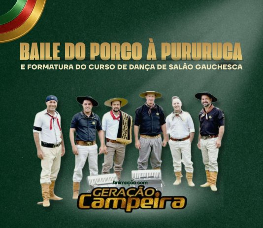 Formatura do Curso de Dança de Salão Gauchesca será celebrada com baile no CTG Querência da Amizade