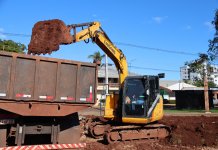 Nova Santa Rosa dá início à construção da Rua Coberta