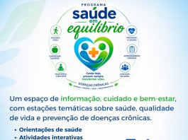 Programa Saúde em Equilíbrio promove ação no Clube de Idosos 25 de Julho nesta quarta-feira (01)