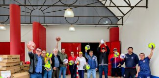 Nova Santa Rosa recebe novos kits esportivos para fortalecer a prática esportiva no município