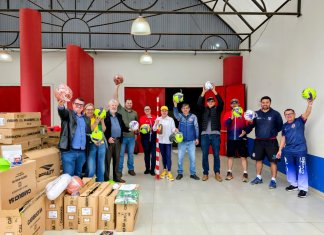 Nova Santa Rosa recebe novos kits esportivos para fortalecer a prática esportiva no município