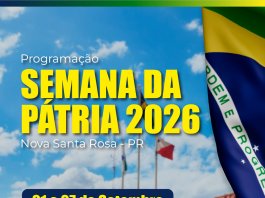 Nova Santa Rosa terá programação cívica em celebração à Semana da Pátria