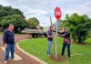 Revitalização da sinalização viária segue avançando no município
