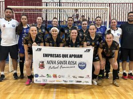 Nova Santa Rosa enfrenta Santa Helena nesta terça-feira (18) pela Copa AMOP de Futsal Feminino