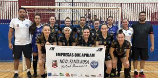 Nova Santa Rosa perde para Cascavel pela Copa AMOP Feminino