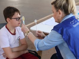 Programa Bons Olhos Paraná inicia primeira etapa com triagem de estudantes em Nova Santa Rosa