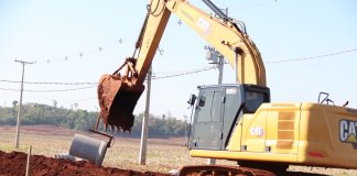 Obras seguem em andamento no distrito de Vila Cristal