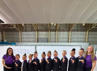 Ginástica Rítmica de Nova Santa Rosa conquista excelentes resultados na III Etapa da Copa Oeste Ana Paula Scheffer 2026